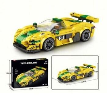 Reobrix Sporta Auto Konstruktoru bloku komplekts 368gab (NO677)