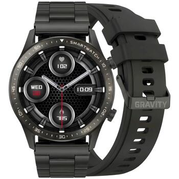 Smartwatch Gravity Ремешок для умных часов / чёрный (GT10-1)
