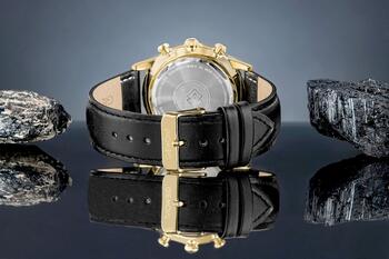 Giewont Chronograph Sapphire Vīriešu pulkstenis / melni zeltains (GW5630-A4)