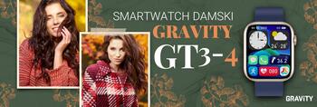 Gravity GT3-4 Смарт-часы для женщин / розово-тёмно-синий (GT3-4)