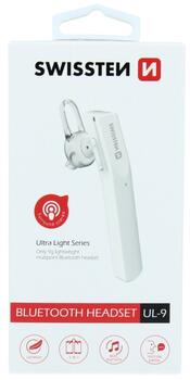 Swissten Ultra Light UL-9 Bluetooth HandsFree Austiņa ar Funkciju MultiPoint (SW-UL-9-WH)
