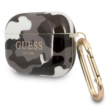 Guess GUAPUCAMG AirPods Pro cover Camo Collection Защитный чехол для AirPods Pro / чёрный (GUAPUCAMG)