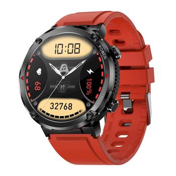 Smartwatch Gravity GT21-6 Смарт-часы с красным силиконовым ремешком (GT21-6)