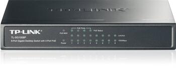 TP-Link TL-SG1008P Сетевой коммутатор 8port 1000Mb/s / 4x PoE / 53W (TL-SG1008P)