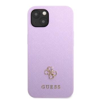 Guess GUHCP13SPS4MU Saffiano 4G Small Metal Logo Защитный чехол для iPhone 13 mini 5,4