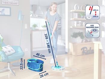 Leifheit Clean Twist Disc Mop Grīdas uzkopšanas komplekts (1052101)