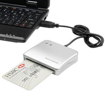 DNI Считыватель для ID Карт PC / SC / CCID ISO7816 USB (+SIM) Balts (DNI-ID-CR)