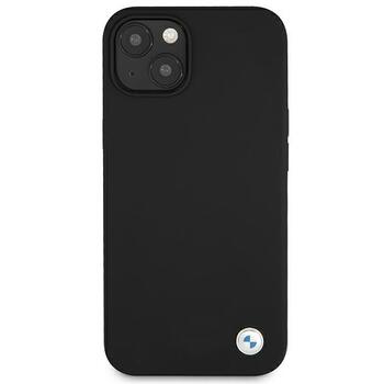 BMW BMHCP13SSILBK Hardcase Silicone Aizmugurējais Silikona Apvalks Telefonam Apple iPhone 13 Mini (BMHCP13SSILBK)