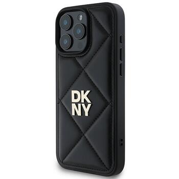 DKNY Quilted Stack Logo Защитный Чехол для Apple iPhone 16 Pro Max (DKHCP16XPQDSLK)