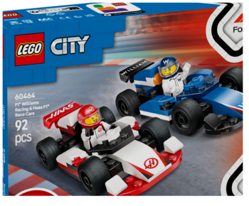 LEGO CITY 60464 F1 Williams Racing и Haas F1 гоночные автомобили (60464)