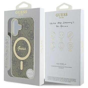 Guess GUHMP16MH4STW Hardcase IML 4G MagSafe Защитный чехол для iPhone 16 Plus 6.7