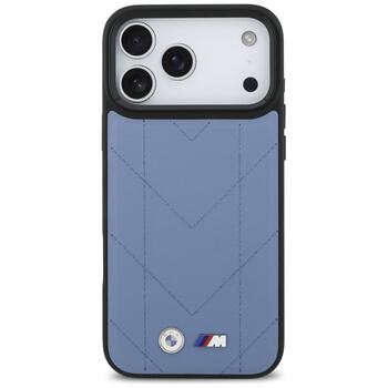 BMW M Quilted Logo MagSafe Case Защитный Чехол для Apple iPhone 17 Pro Max (BMHMP17X25PSECHB)