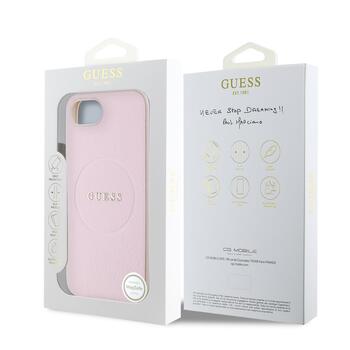Guess PU Grained Classic Logo MagSafe Case Чехол для Apple iPhone 16e (GUHMPSE4PGHSMMP)