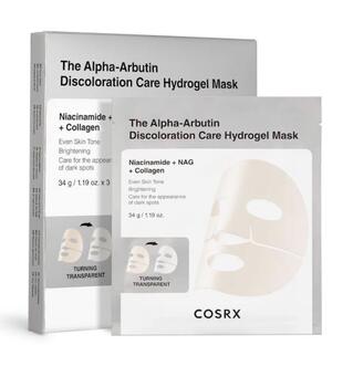 COSRX The Alpha‑Arbutin Discoloration Care Гидрогелевая Маска Для Лица 3 шт (8809598457249)