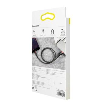Baseus Cafule USB Lightning Кабель для зарядки 2.4A 1m / красный/чёрный (CALKLF-B19)