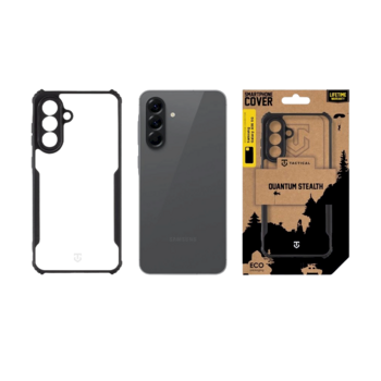 Tactical Quantum Stealth Cover Защитный чехол для Samsung Galaxy A56 5G / прозрачный/чёрный (TA-57983124685)