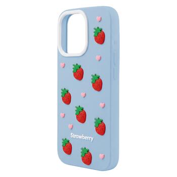 Mocco Strawberry Back Case Чехол для телефона Apple iPhone 12 / 12 Pro (MO-SBC-IP-12-BL)