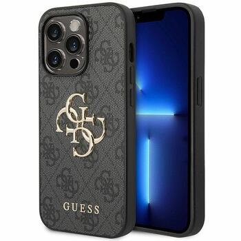 Guess 4G Big Metal Logo Back Case Защитный Чехол для Apple iPhone 15 Pro (GUHCP15L4GMGGR)
