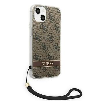 Guess GUOHCP14MH4STW Hardcase 4G Print Strap Aizsargapvalks priekš iPhone 14 Plus / 15 Plus 6.7