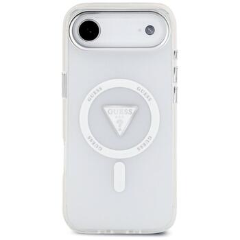 Case Guess IML Gradient Triangle Logo MagSafe Защитный чехол для iPhone Air / прозрачный (GUHMP17MHGTMLCGT)