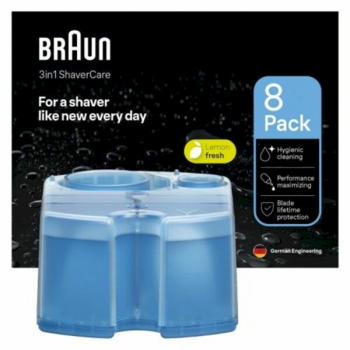 Braun ShaverCare SmartCare 3‑in‑1 Nomaiņas kasetnes 8 gab. (240963)