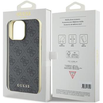 Guess 4G Charms Collection Back Case Защитный Чехол для Apple iPhone 15 Pro Max (GUHCP15XGF4GGR)