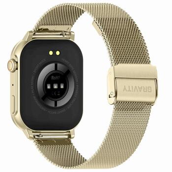 Smartwatch Gravity GT15-7 Силиконовый ремешок + золотой браслет / розовый (GT15-7)