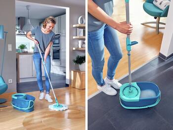 Leifheit Clean Twist Disc Mop Grīdas uzkopšanas komplekts (1052101)