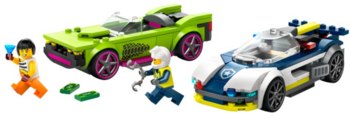 Lego 60415 Police Car and Muscle Car Chase Konstruktors (60415)