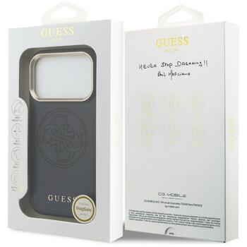 Guess Perforated 4G MagSafe Case Защитный чехол для iPhone 17 Pro Max / синий (GUHMP17X5PG4SRGB)