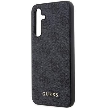Guess GUHCS23FEG4GFGR Hardcase 4G Metal Gold Logo Защитный чехол для S23 FE S711 / серый (GUHCS23FEG4GFGR)