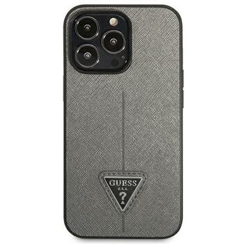 Guess GUHCP13XPSATLG Hardcase Saffiano Triangle Logo Защитный чехол для iPhone 13 Pro Max 6,7