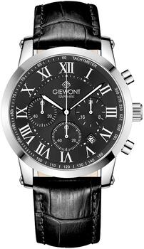 Giewont Chronograph Sapphire Vīriešu pulkstenis GW6260-A2 / sudraba melns (GW6260-A2)