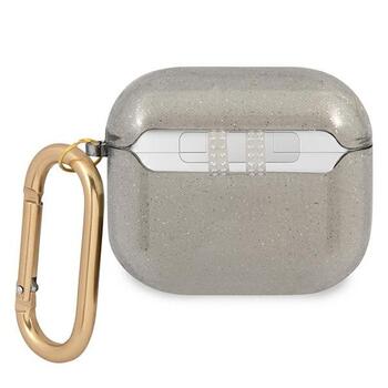 Guess GUA3UCG4GK AirPods 3 cover Glitter Collection Защитный чехол для AirPods 3 / чёрный (GUA3UCG4GK)