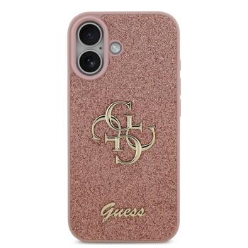 Guess PU Fixed Glitter 4G Metal Logo Case Чехол для Apple iPhone 17 (GUHCP17SHG4SGP)