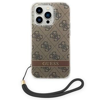 Guess GUOHCP14XH4STW Hardcase 4G Print Strap Защитный чехол для iPhone 14 Pro Max 6,7