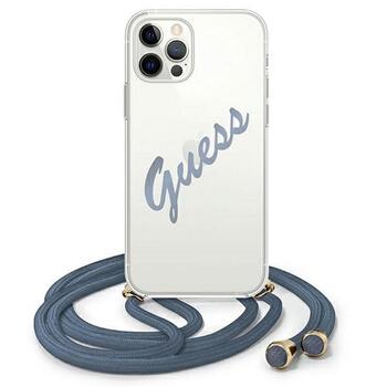 Guess GUHCP12MCRTVSBL Aizmugurējais Apvalks Priekš Apple iPhone 12 / 12 Pro (GUHCP12MCRTVSBL)