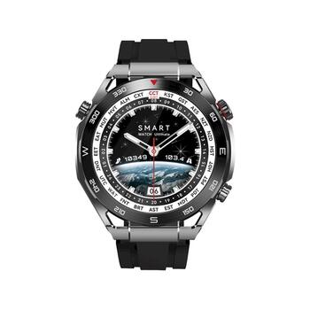 Smartwatch VELTORI VT100-1 Смарт-часы с чёрным силиконовым ремешком и чёрным ремешком из экокожи / чёрный (VT100-1)