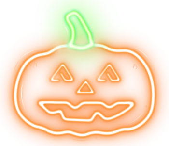 Forever Neolia PUMPKIN WITH STEM Neon LED Dekorācija (NNE13)