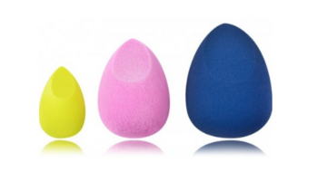 Real Techniques Prism Glo Sponge Set Perfect Blend Trio Набор губок для макияжа (079625042764)