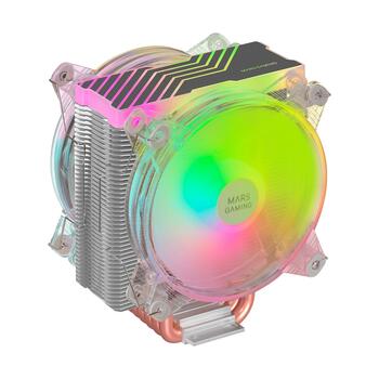 Mars Gaming MCPU66 CPU Cooler ARGB 220W Dual Fan 120mm Кулер для процессора (MCPU66)