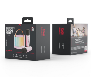 Maxlife MXKS-200 Bluetooth Karaoke Skaļrunis Rozā Krāsā (OEM0200595)