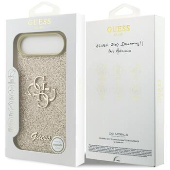 Case Guess Fixed Glitter Big 4G Защитный чехол для iPhone Air / золотой (GUHCP17MHG4SGD)