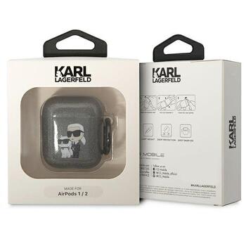 Karl Lagerfeld KLA2HNKCTGK AirPods 1/2 Защитный чехол / чёрный (KLA2HNKCTGK)