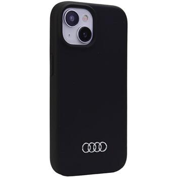 Audi Silicone Back Case Защитный Чехол для Apple iPhone 15 Plus (AU-LSRIP15M-Q3/D1-BK)