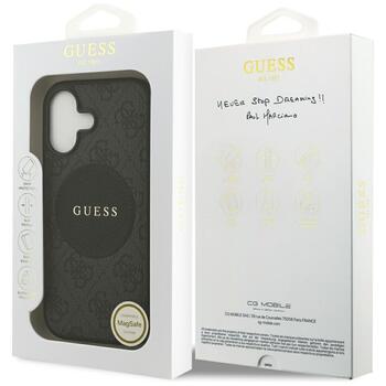 Guess 4G Circle Classic Logo MagSafe Case Защитный чехол для iPhone 17 / чёрный (GUHMP17SP4PGRSGK)