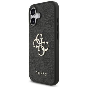 Guess PU 4G Metal Logo Case Чехол для Apple iPhone 17 (GUHCP17S4GMGGR)