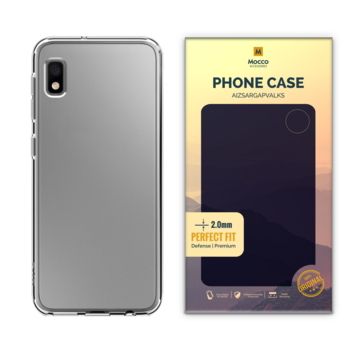 Mocco Original Clear Case 2mm Aizmugurējais Silikona Apvalks Priekš Samsung A102 Galaxy A10E Caurspīdīgs (EU Blister) (PC15730)