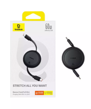 Baseus Free2Pull Mini Кабель USB-C - USB-C 60W 1m (P10364500111-01)