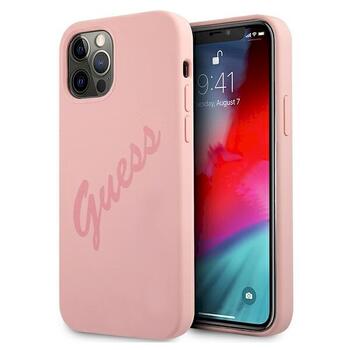 Guess GUHCP12LLSVSPI Script Vintage Защитный чехол для iPhone 12 Pro Max 6,7